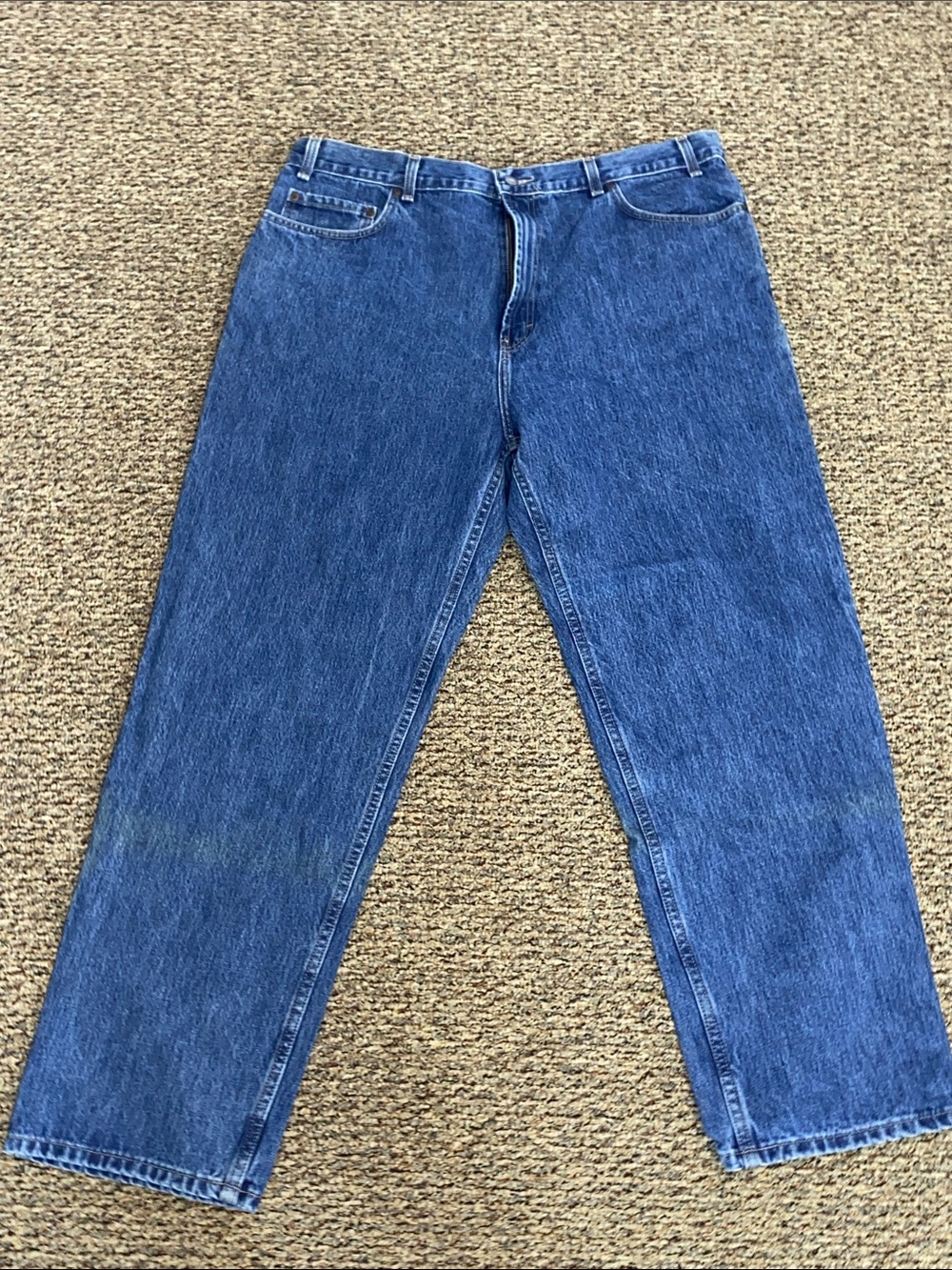 Kirkland Classic Men's Blue Denim Jeans 42x32